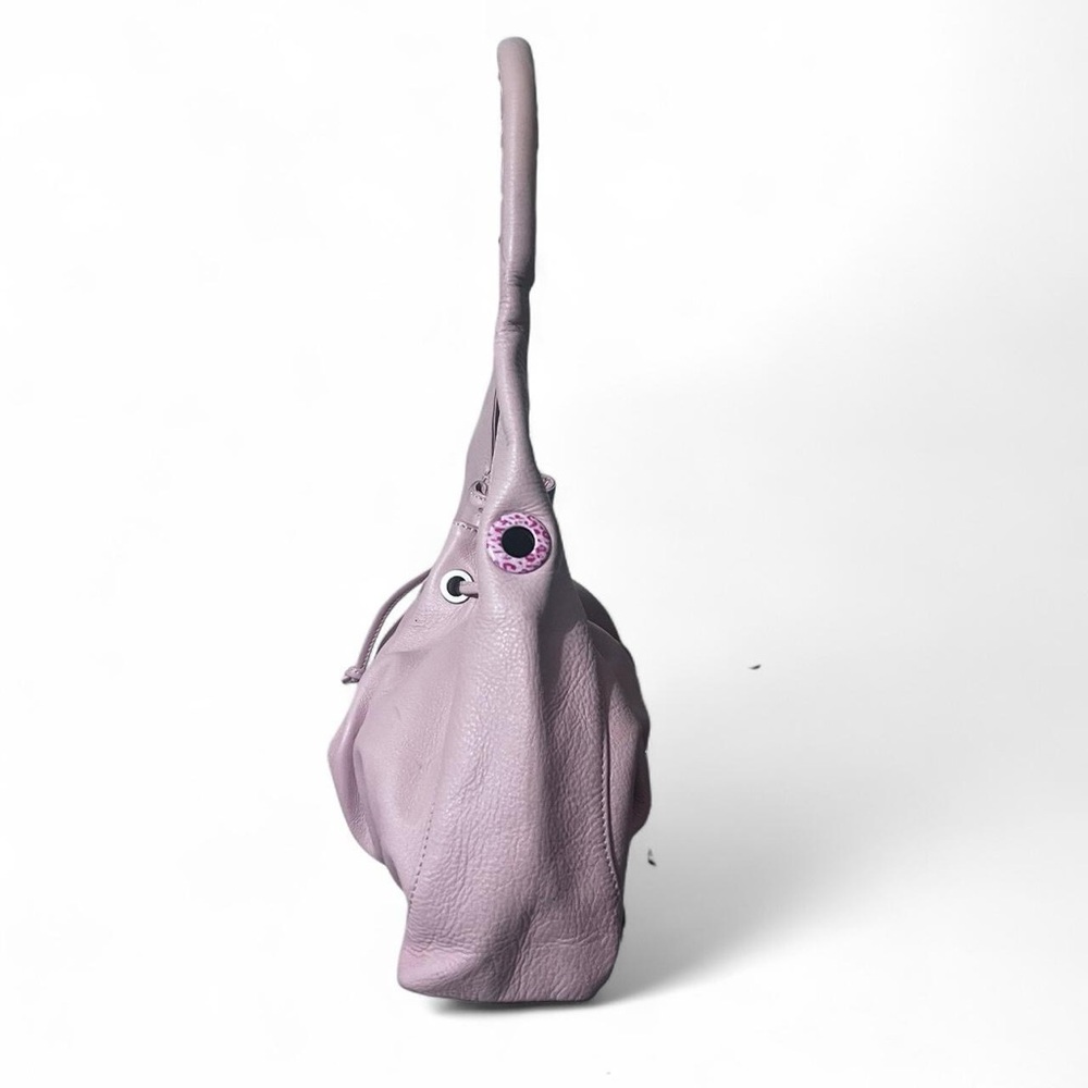 Pink Leather Women's Bag - Picture 3 of 9